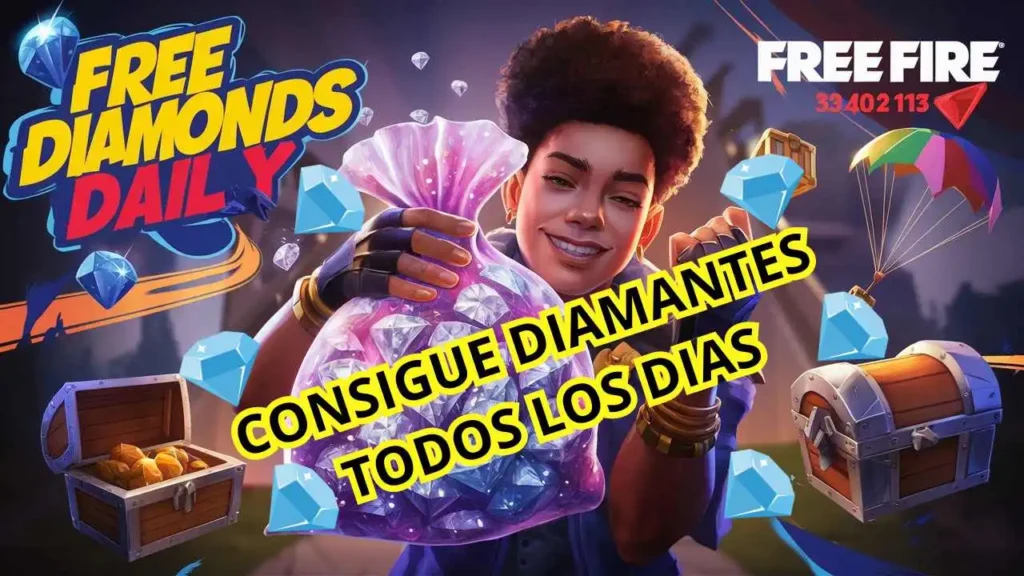 Diamantes gratis para freee fire