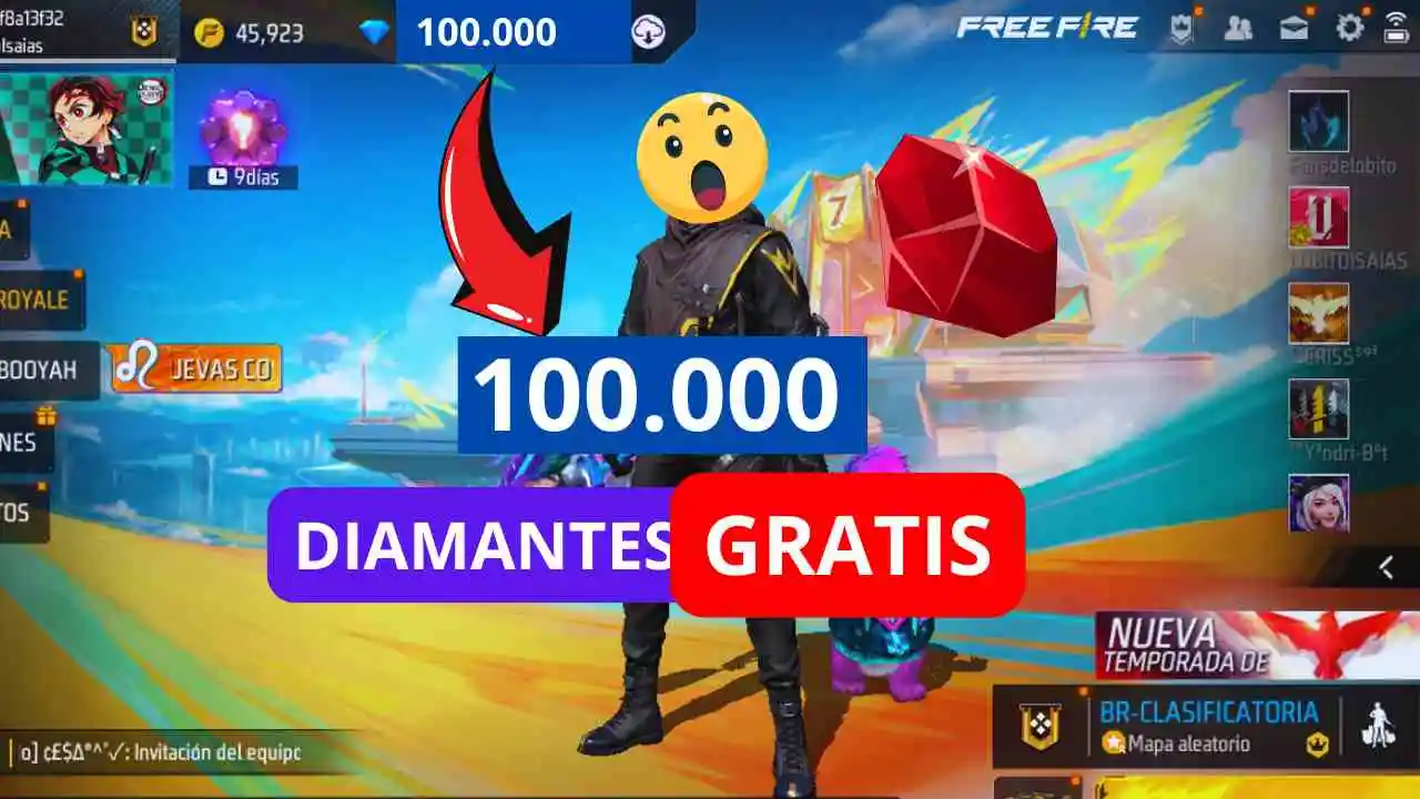 free fire diamantes