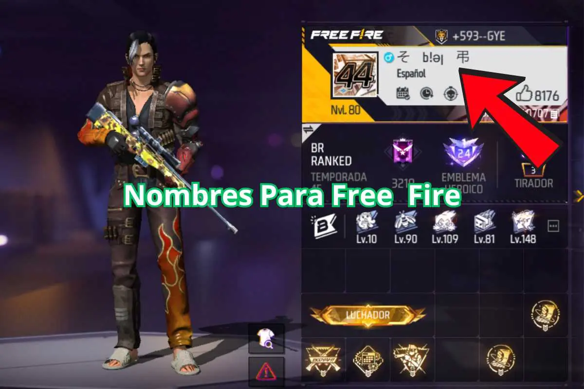 Nombres Para Free Fire