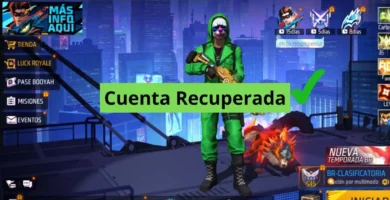 Recuperar cuenta de free fire