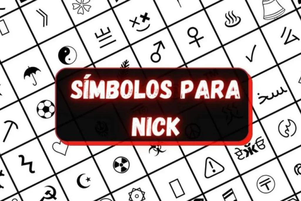 Simbolos para free fire